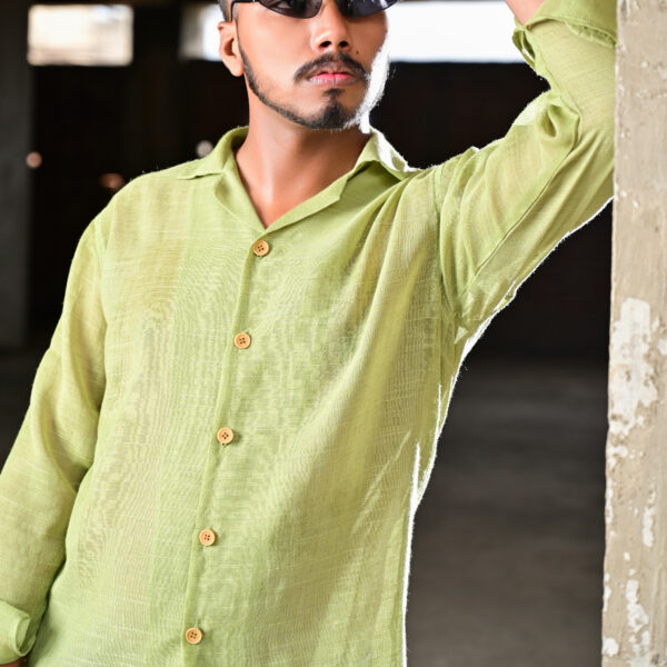 Self Lawn Cotton Full Sleeve Shirt